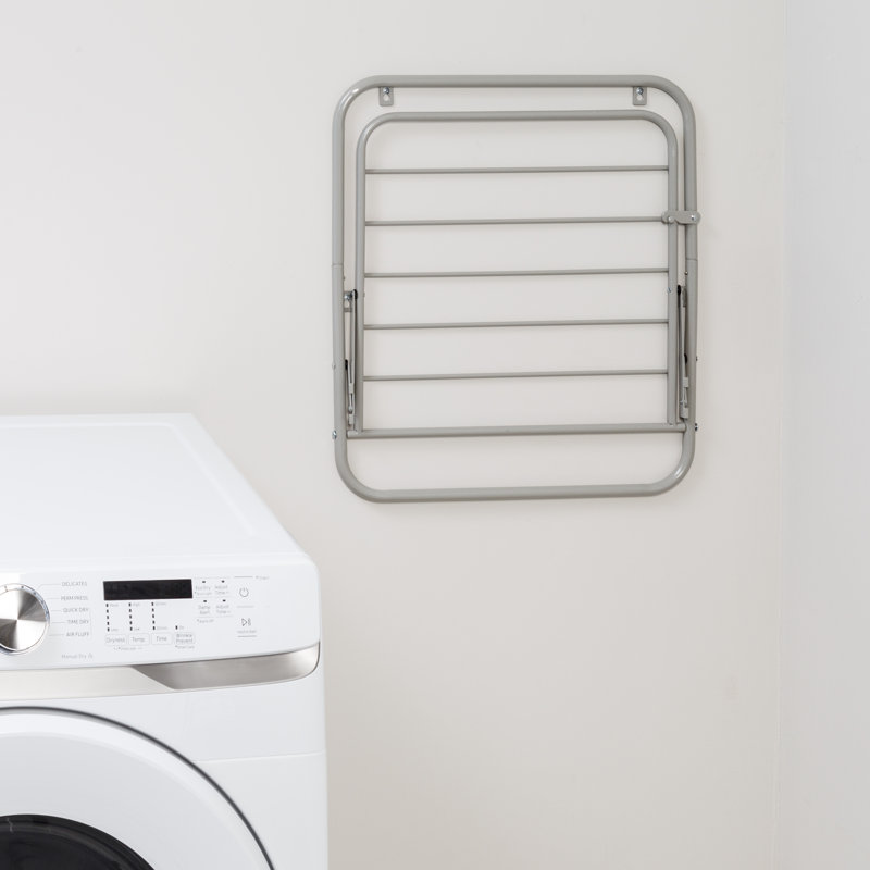 Rebrilliant Steel Foldable WallMounted Drying Rack & Reviews Wayfair